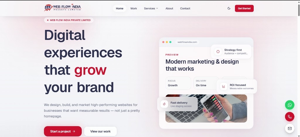 Web Flow India preview